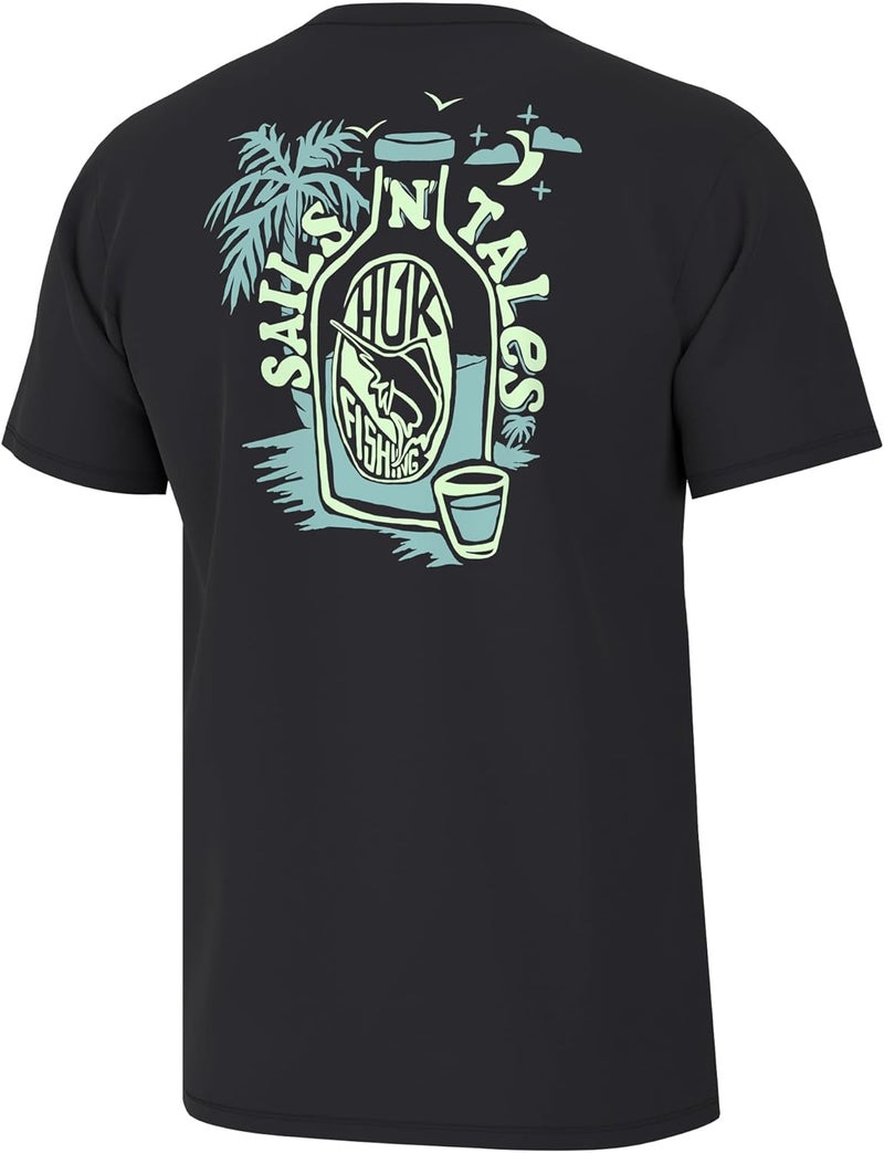 HUK Store Mens Fishing Graphic Tee, Performance Short Sleeve, Quick-Dry - Image 1